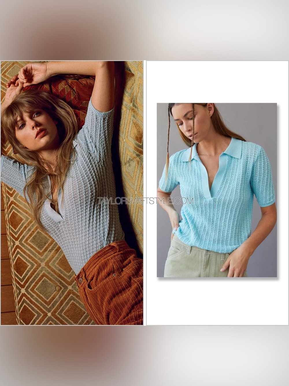 BDG Grayson Polo Sweater ASO Taylor Swift Midnights Era
